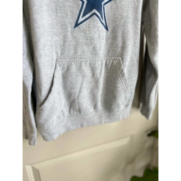 Dallas Cowboys Authentic Unisex Gray Hoodie Sz. Medium - Picture 3 of 9